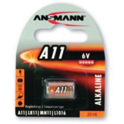ANSMANN Pile alcaline A11, 6 Volt, blister de 1 