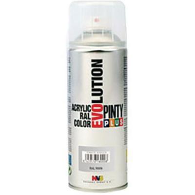 Peinture spray acrylic brillant 400ml aluminium ral 9006 - pinty plus