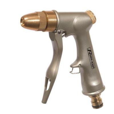 Ribimex - Pistolet m&eacute;tal / laiton peint + raccord rapide
