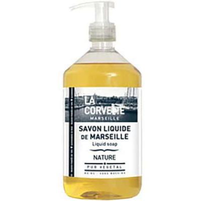 Savon liquide de Marseille La Corvette Savonnerie du midi nature 500ml