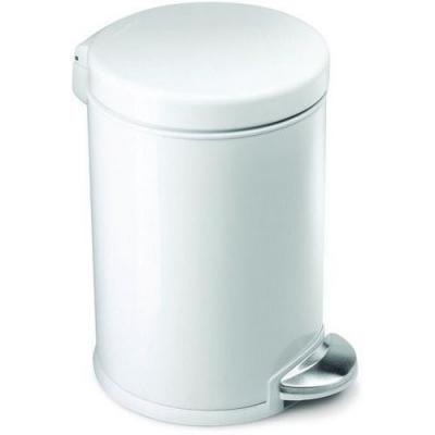 Poubelle Pour Sanitaire Ronde 45l Simpele Human Couleur: Blanc