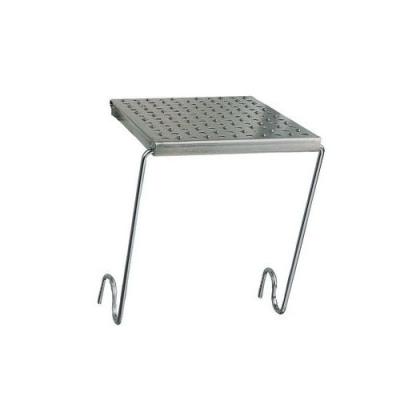 Taquet repose-pieds pour &eacute;chelle - Aluminium - 24x25,5cm