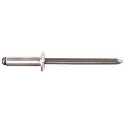 Degometal - 100 Rivets Aveugles Standards Alu/Acier T&ecirc;te Ronde Standard 3x12 - 103 130 121