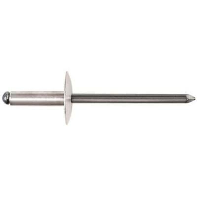 Degometal - 100 Rivets aveugles standards Alu/Acier T&ecirc;te Large 4.8X16 - 103 248 161