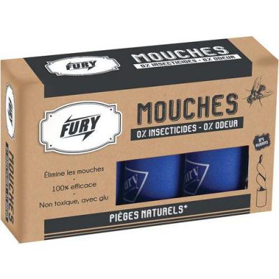 Ruban attrape-mouches &eacute;cologique - lot de 4
