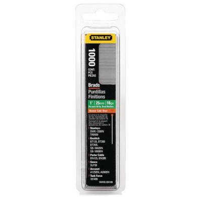 Lot de 1000 clous type j l=15mm stanley 1-swk-bn0625t