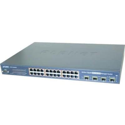 Planet WGSW-24040HP4 sw L2 24P Giga PoE+ 440W & 4 SFP bi-vit