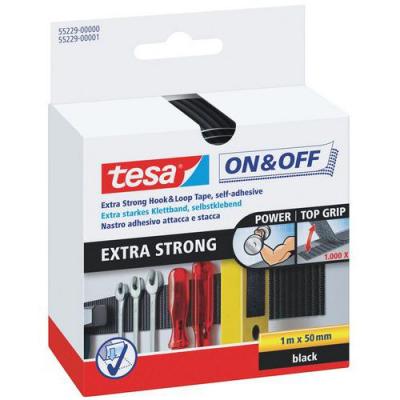 Bande auto-agrippante TESA "Extra Strong" noir 
