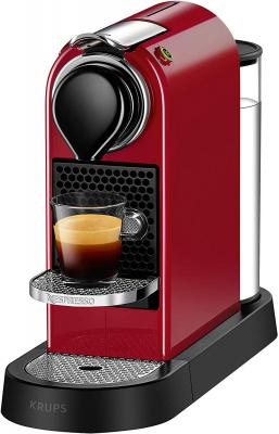KRUPS XN7415 Espresso Machine, 1260 W, 1 Liter, Rouge