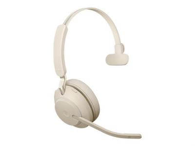 Casque Jabra Evolve2 65 - USB-C MS Teams Mono Beige