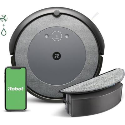 Irobot - aspirateur/laveur robot connect&eacute; i517640 - roomba combo i5+